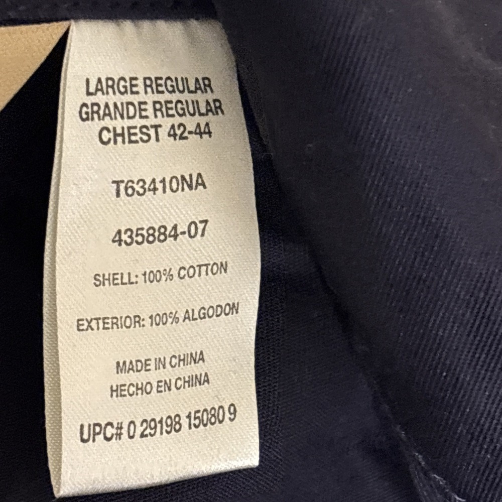 C.E. Schmidt Workwear Coveralls Large Regular Navy NWT Cotton T63410NA - Picture 7 of 13